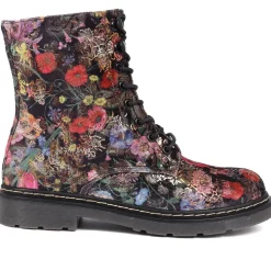 Casual Ankle Boots - Black Multi
