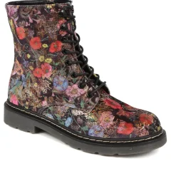 Casual Ankle Boots - Black Multi
