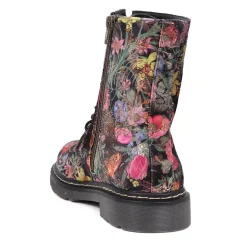 Casual Ankle Boots - Black Multi