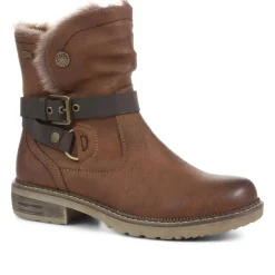 Casual Ankle Boots - Tan
