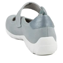 Casual Buckle Fasten Mary Janes - Light Blue