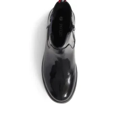 Casual Chelsea Boots - Black Patent