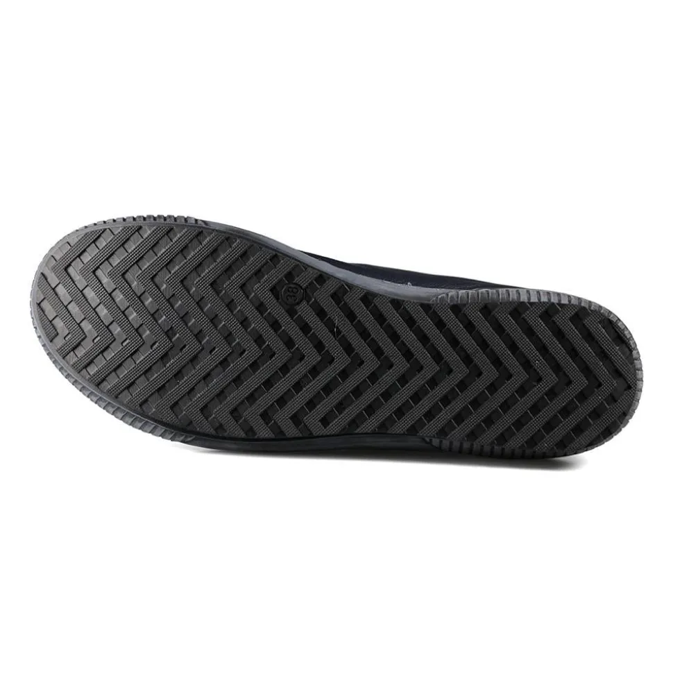 Casual Comfort E Fit - Black Leather