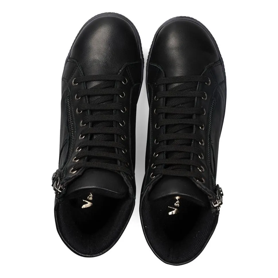 Casual Comfort E Fit - Black Leather