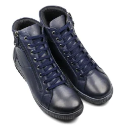 Casual Comfort E Fit - Navy Leather