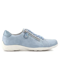 Casual Dual-Fasten Trainers - Blue