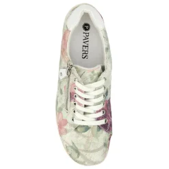 Casual Dual-Fasten Trainers - Floral