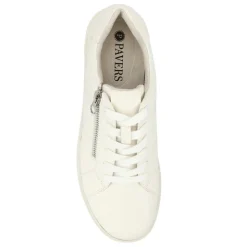 Casual Dual-Fasten Trainers - White