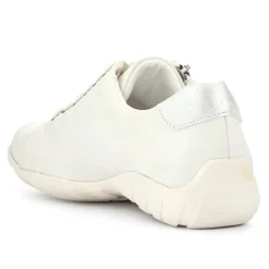 Casual Dual-Fasten Trainers - White
