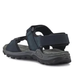 Casual Dual Touch-Fasten Sandals - Navy