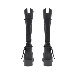 Casual Knee-High Boots - Black