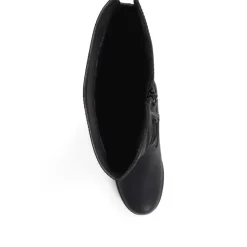 Casual Knee-High Boots - Black