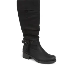 Casual Knee-High Boots - Black