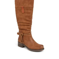 Casual Knee-High Boots - Camel