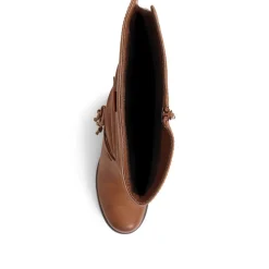 Casual Knee-High Boots - Camel