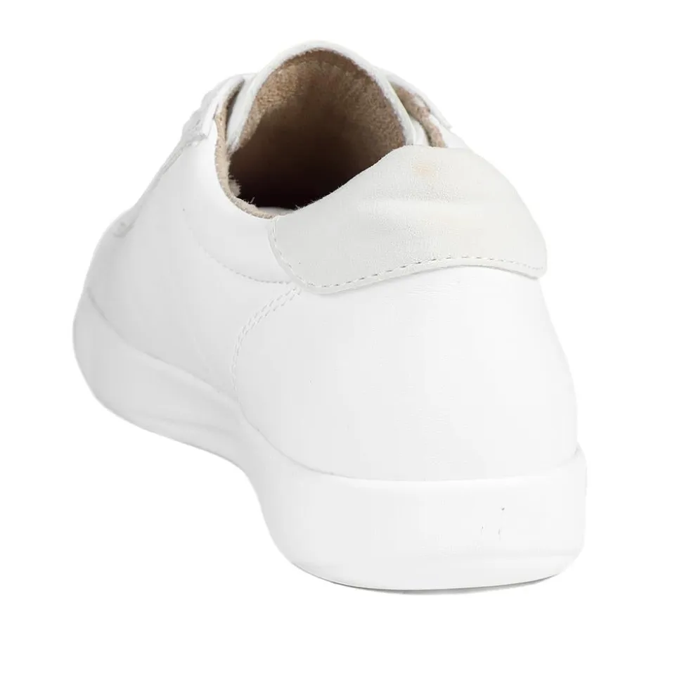 Casual Lace Up Platform Trainers - White