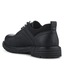 Casual Lace-Up Shoes - Black