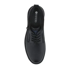 Casual Lace-Up Shoes - Black