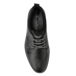 Casual Lace-Up Shoes - Black
