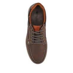 Casual Lace Up Shoes - Brown
