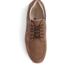 Casual Lace-Up Shoes - Brown