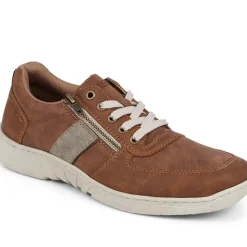 Casual Lace-Up Shoes - Brown