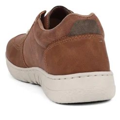 Casual Lace-Up Shoes - Brown