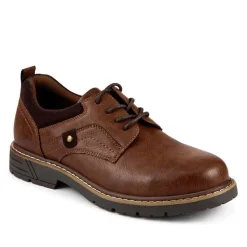Casual Lace-Up Shoes - Tan
