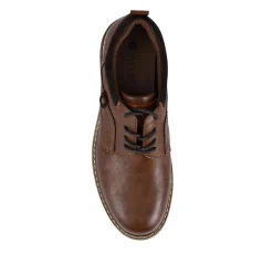 Casual Lace-Up Shoes - Tan