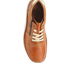 Casual Lace-Up Shoe - Tan