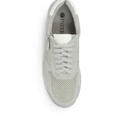 Casual Lace-Up Trainers - Grey