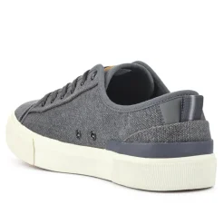 Casual Lace-Up Trainers - Grey