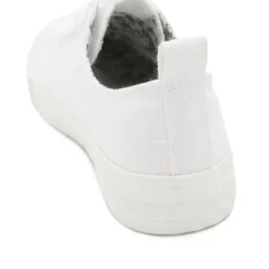 Casual Lace Up Trainers - White