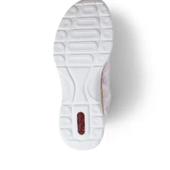 Casual Lace-Up Trainer - White Multi