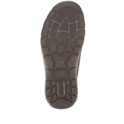 Casual Leather Boots - Dark Brown