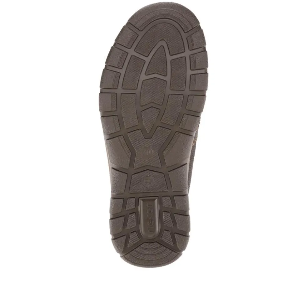 Casual Leather Boots - Dark Brown