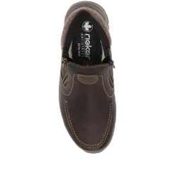 Casual Leather Boots - Dark Brown