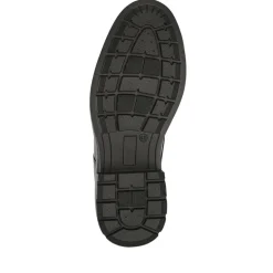 Casual Leather Lace-Up Shoes - Black