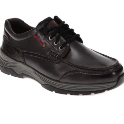 Casual Leather Lace-Up Shoes - Navy