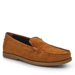 Casual Leather Loafers - Tan