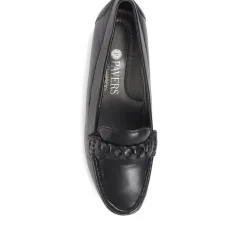 Casual Leather Moccasin - Black