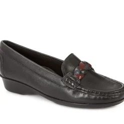 Casual Leather Moccasin - Black Multi