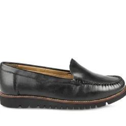 Casual Leather Moccasins - Black