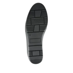 Casual Leather Slip-On Shoes - Black