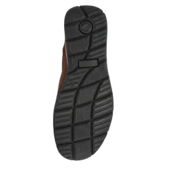 Casual Leather Slip-On Shoes - Brown