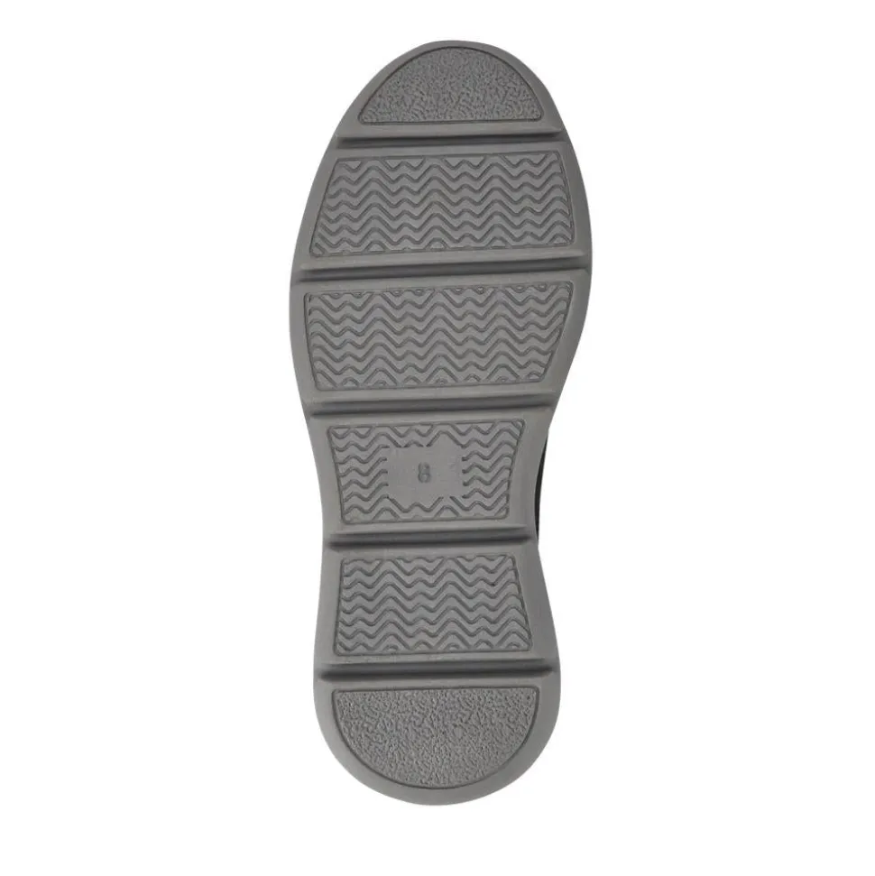 Casual Leather Slip-On Shoes - Navy