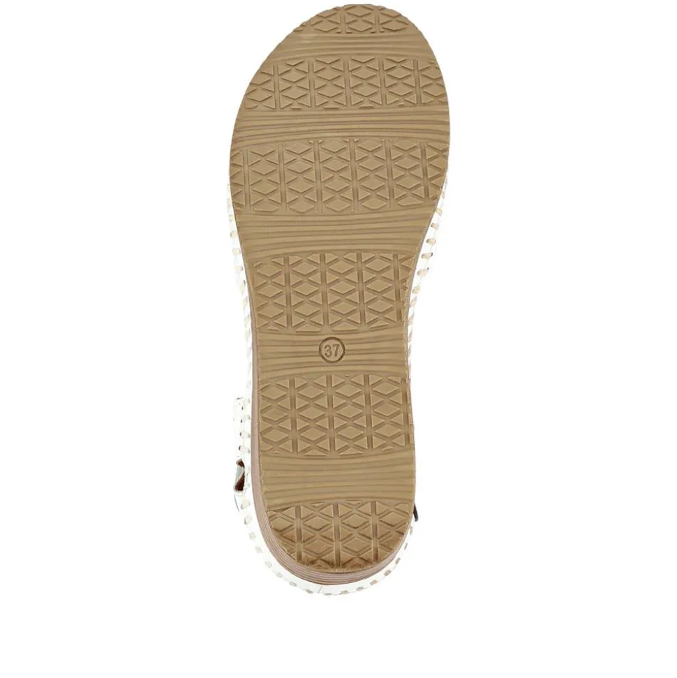 Casual Leather Touch Fasten Mary Janes - White