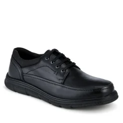 Casual Lightweight Lace Up Shoes - Black