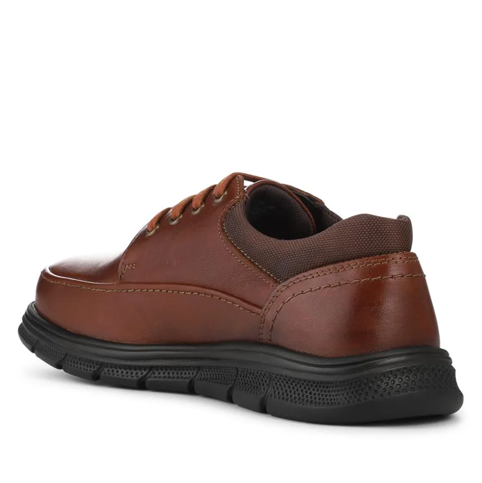 Casual Lightweight Lace Up Shoes - Tan