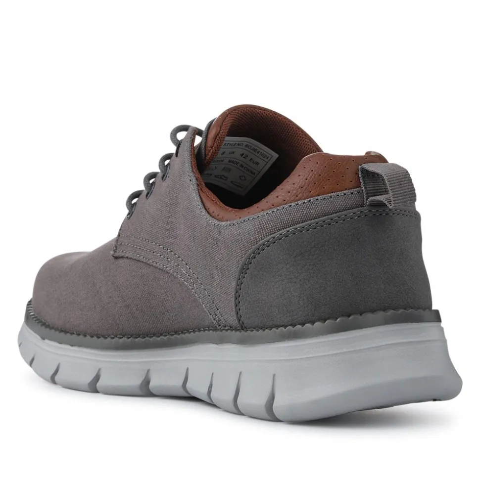 Casual Memory Foam Trainers - Grey